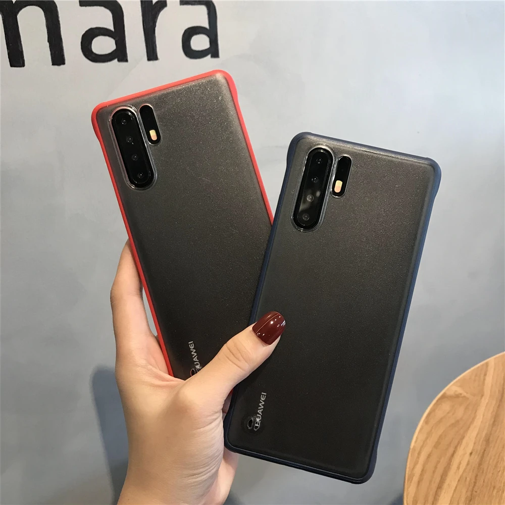 Горячий Feel бампер безрамный чехол для Samsung Galaxy Note 10 Plus 9 PC + TPU Матовая задняя крышка