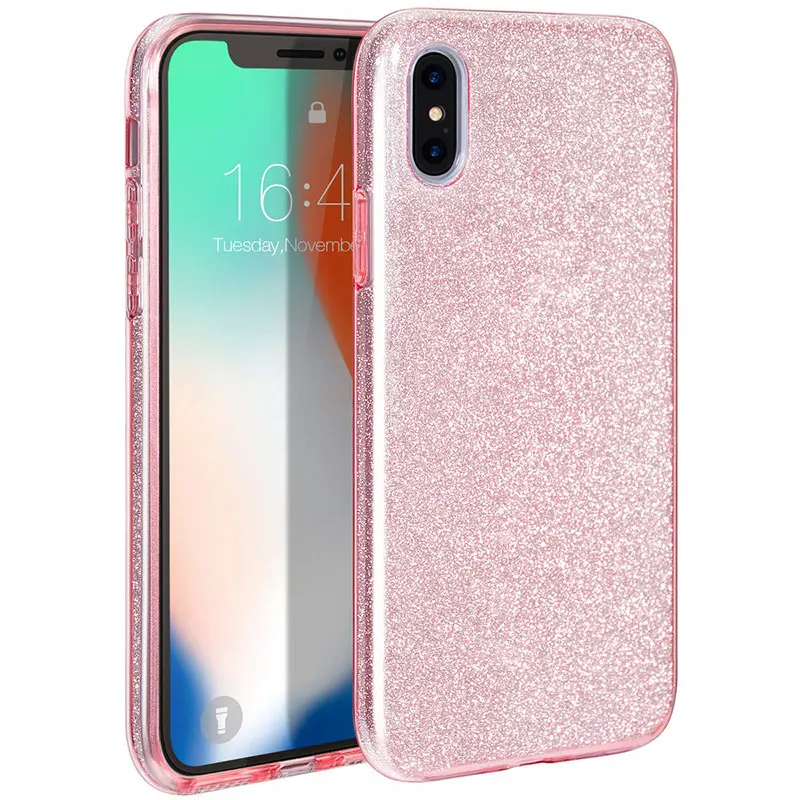 Роскошный блестящий чехол для телефона iPhone 8 11 Pro Max XS X XR 7 6 6S PLus Женский милый