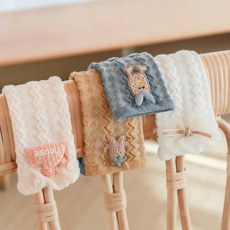 

3 Pairs/lot Baby Knee High Socks Girl Infant Cotton Summer Anti-Slip Mesh Socks Knee Socks for Girls Newborns Toddlers 0-3Y