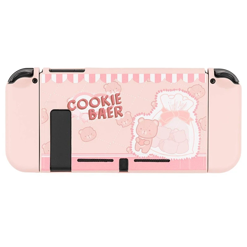 

Protective Case for Nintendo Switch, Soft TPU Slim Case Cover Compatible with Nintendo Console and Joy-Con (Cookie Bear)