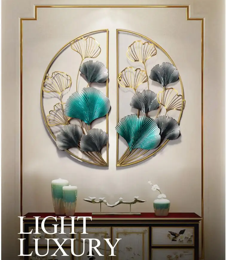 Новинка Настенная Наклейка в виде листика китайском стиле настенное украшение