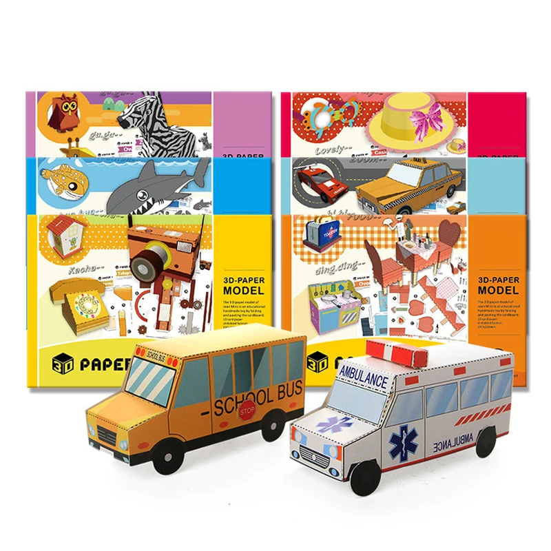 Дети ручная работа сделай сам ремесло украшение детей 3D Бумага Ремесло игрушки