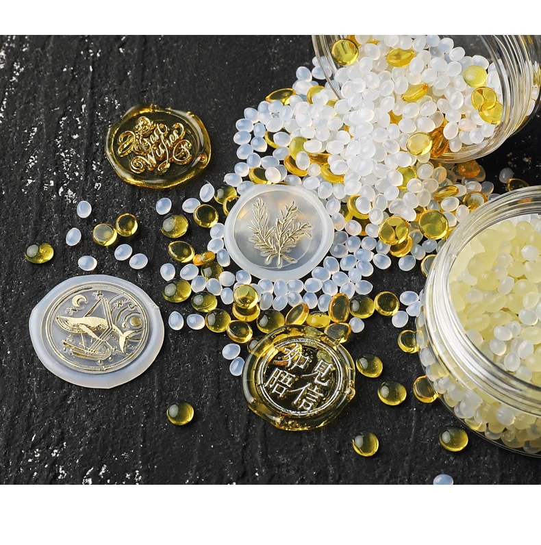 1 бутылочка прозрачная Янтарная восковая печать для запечатывания бусин