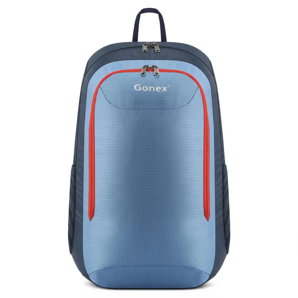 Blue Gonex 28L ультра легкий упаковочный рюкзак большой емкости Удобная водонепроницаемая сумка для путешествий Пешие прогулки повседневный уличный рюкзак - Цвет: Blue