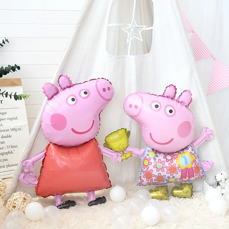 Воздушные шары из фольги Свинка Пеппа подарок на день рождения для девочек и