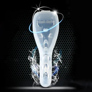 Портативный контейнер для бритвы, лезвия и держатель, коробка для хранения, коробка для бритвенной ручки для бритвы Gillette (не входит в комплект)