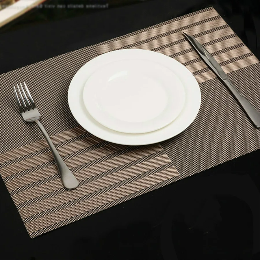 4 шт./лот шикарная подстилка водонепроницаемая пластиковая подставка под стол из