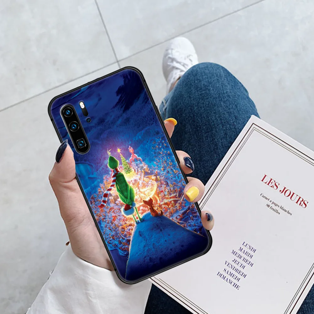 

Christmas Grinchs How the Stole Phone Case Cover For Samsung Galaxy A7 8 10 20 20e 21 30 30S 31 41 50 50S 51 70 71 91 black Etui