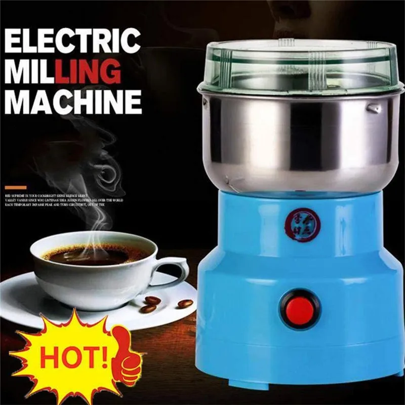 Кофемолка электрическая мини кофемолка для трав зерен и бобов|Ручные кофемолки| |