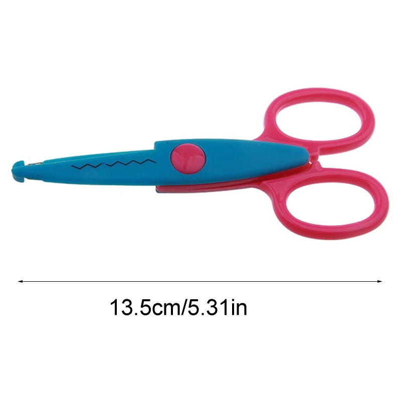 

Kindergarten Student Kids Safety Plastic Scissors DIY Scrapbooking Paper Cutter