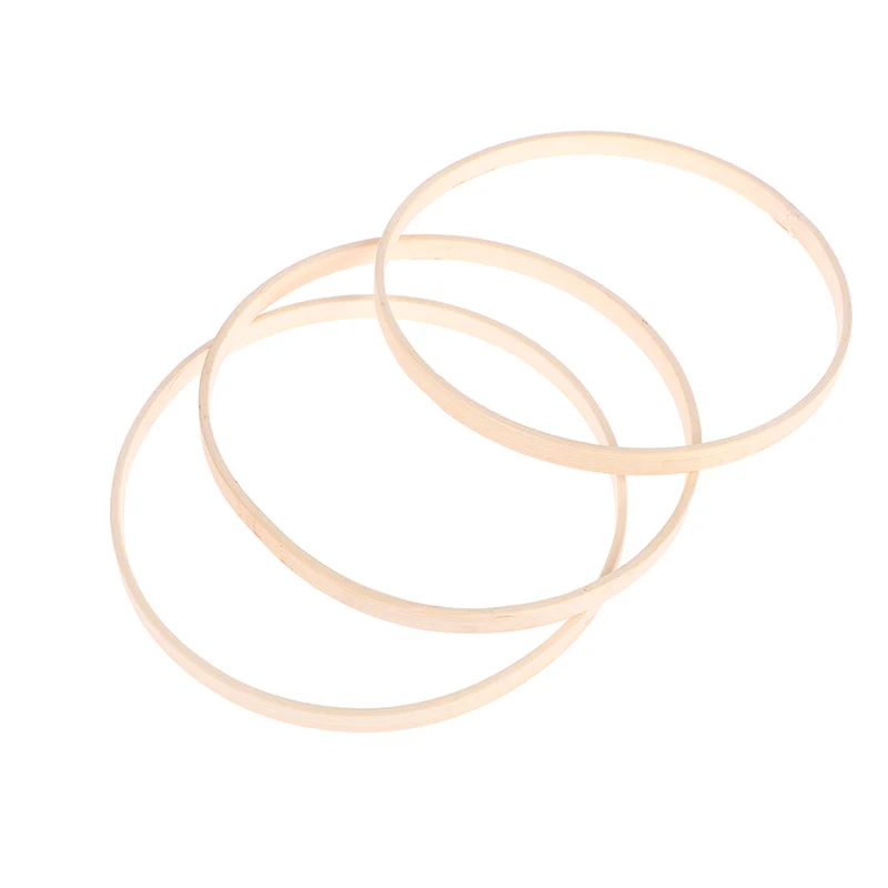 

12PCs Wooden Floral Hoop Macrame Hoop Rings for DIY Wreath Decor, Dream Catcher