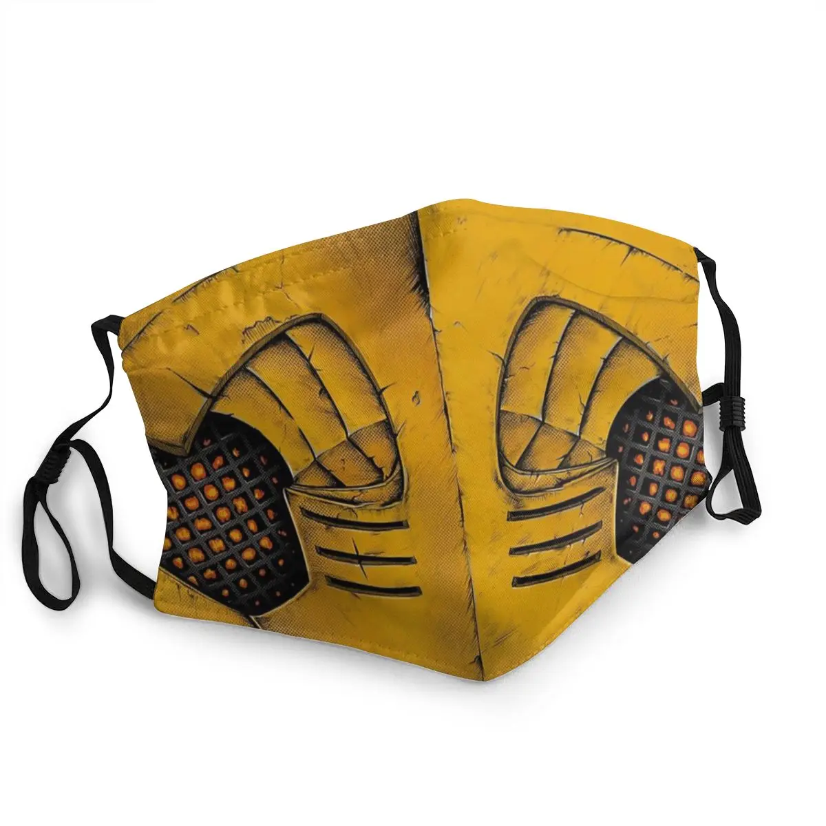 Многоразовая маска для лица Mortal Kombat Scorpion взрослых Sub Zero MKX Liu Kang пылезащитный чехол