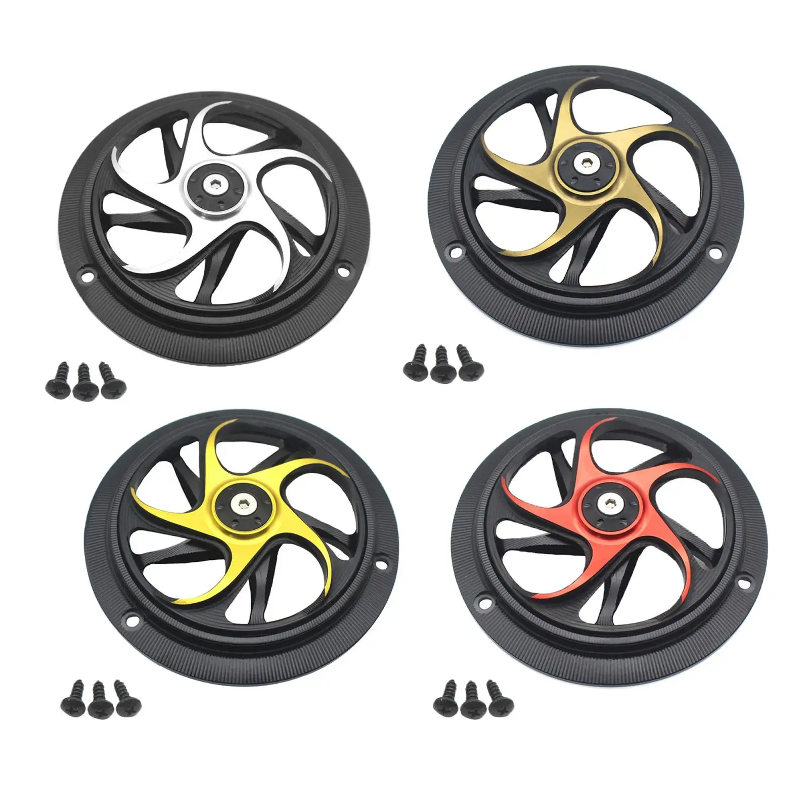 

5.70inch Dia. Engine Motorcycle Fan Cover Decoration with Screws for Piaggio