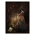 Diy 5D Осенняя книга ведьма птица лес полностью Алмазная роспись наборы для вышивки крестиком искусство портрет 3D краска алмазами