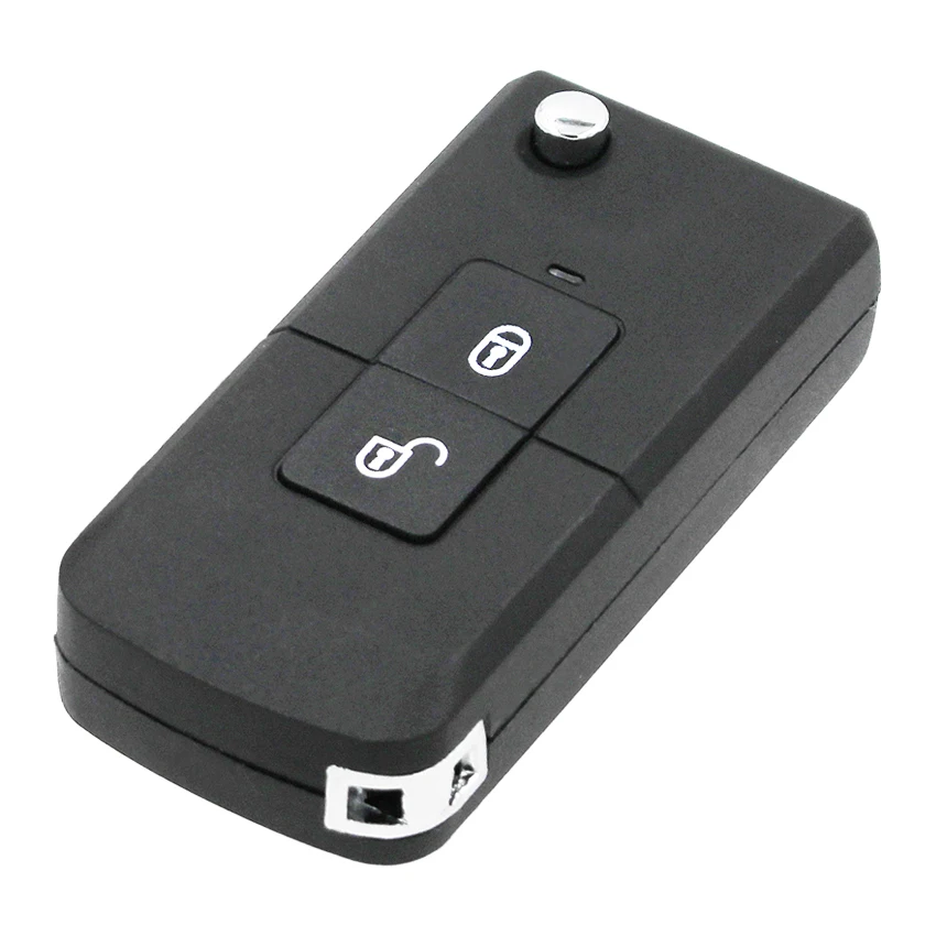 Сверхмаленький складной корпус дистанционного ключа с 2 кнопками для Hyundai Santa Fe