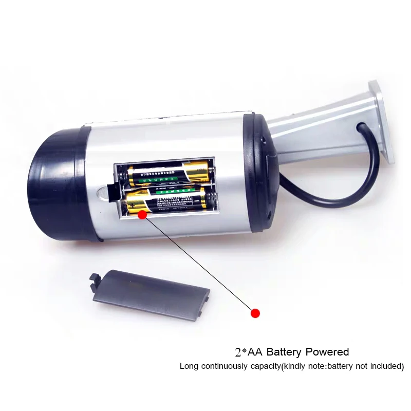 Камера видеонаблюдения поддельная водонепроницаемая с подсветкой светодиодная