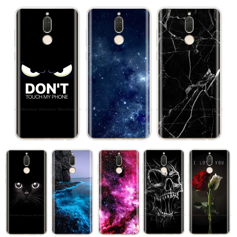 

Painted Silicone Case for Huawei Mate 10 Lite Case Soft Tpu Phone Cover for Huawei Mate 10 Lite Protective Case Coque Nova 2i