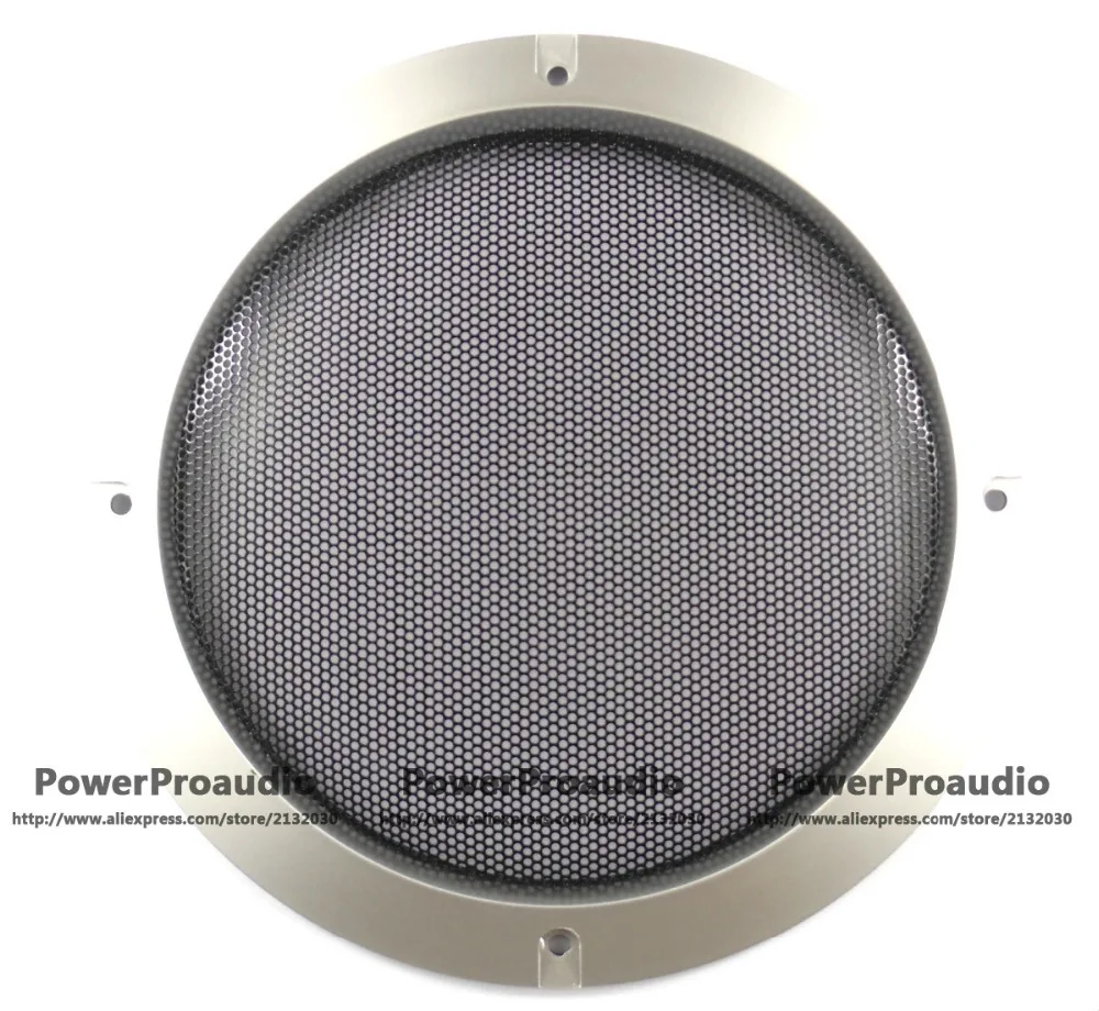 

2 pcs 6.5 inch SUBWOOFER Car speakers COVERS WAFFLE DIY MESH GRILLS Silver Color