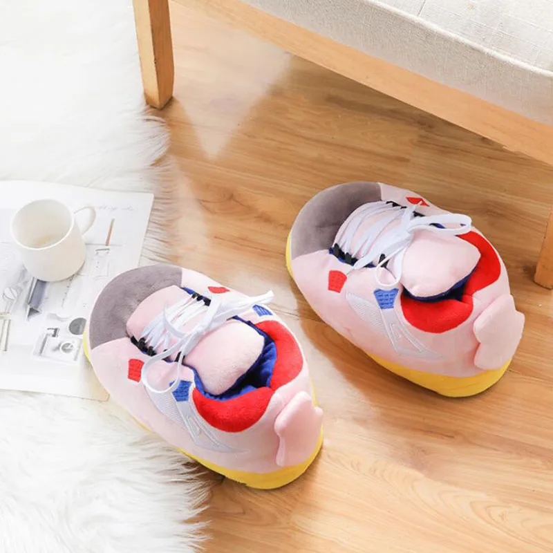 Кроссовки унисекс из хлопковой ткани домашние тапочки теплые один размер тапки