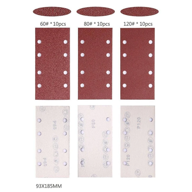 Акция! 30 шт. абразивные диски для дерева 95 х185мм | Инструменты