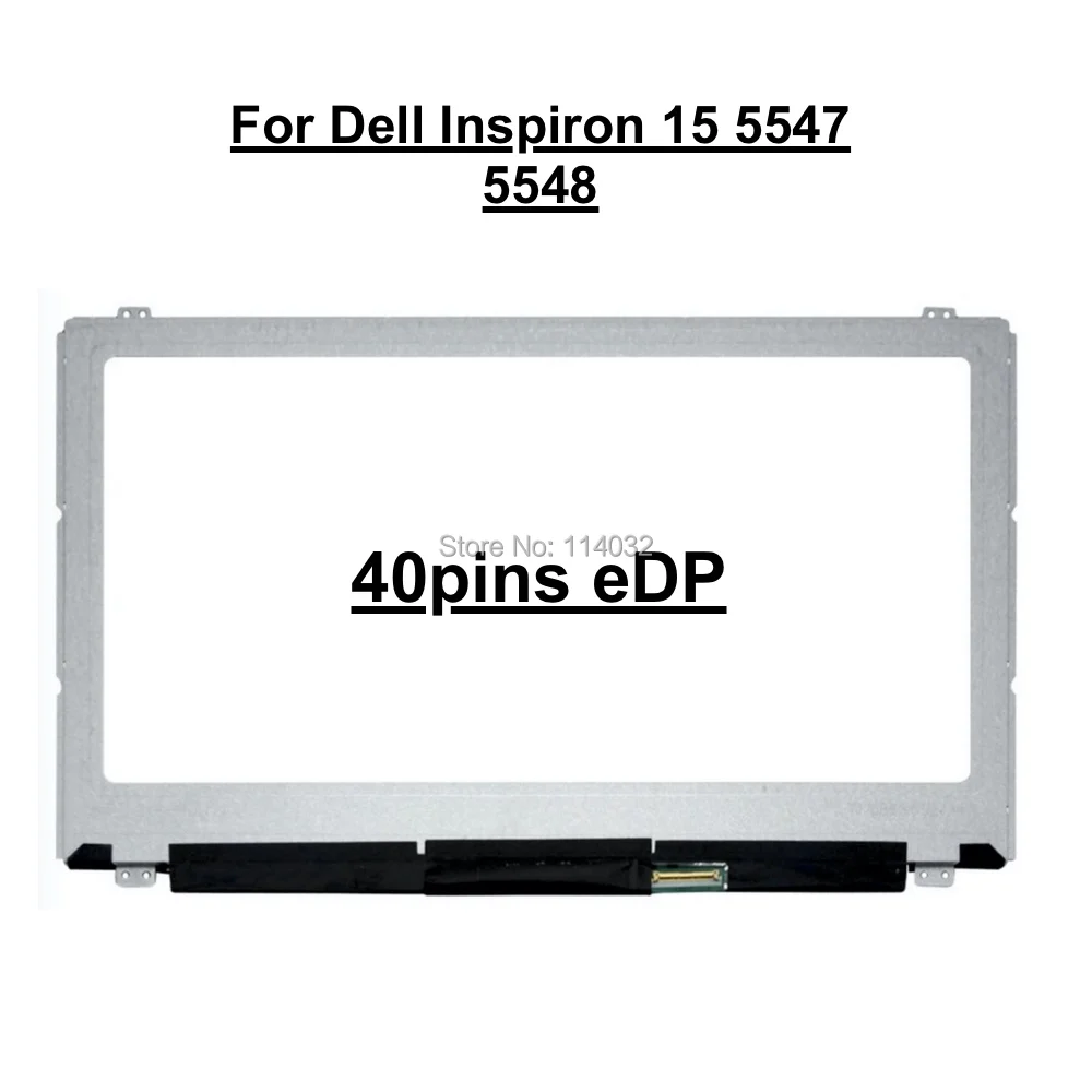15 6 &quotНоутбук тонкий светодиодный ЖК дисплей Экран сенсорный NV156FHM A21 для Dell Inspiron
