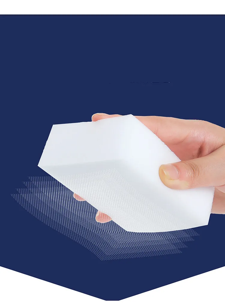 

100*60*20mm White Melamine Sponge Magic Sponge Eraser For Kitchen Office Bathroom Clean Accessory/Dish Cleaning Nano