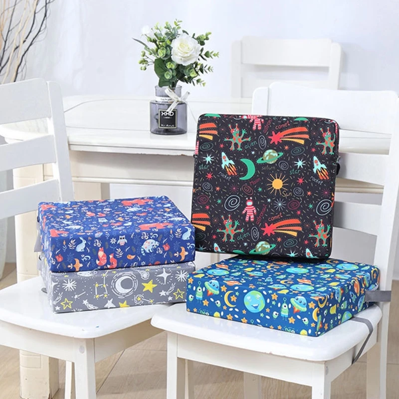 

Portable High Chair Pad Booster Dining Room Adjustable Detachable Sponge Seat Cushion for Toddler Kids Baby Infant