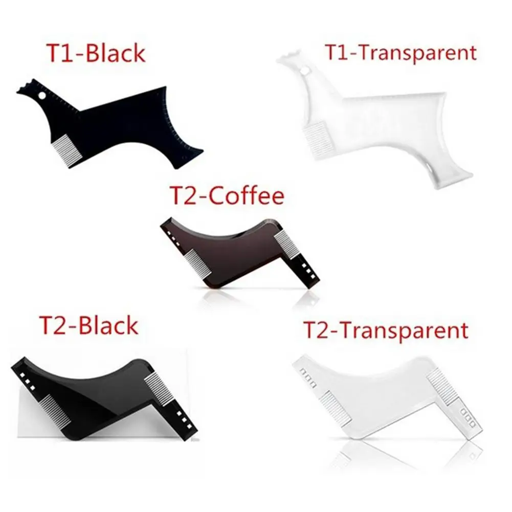 

Трафарет для укладки бороды, расческа для бороды для мужчин, усы, инструменты для ухода за волосами для мужчин, уход за бородой, удаление вол...