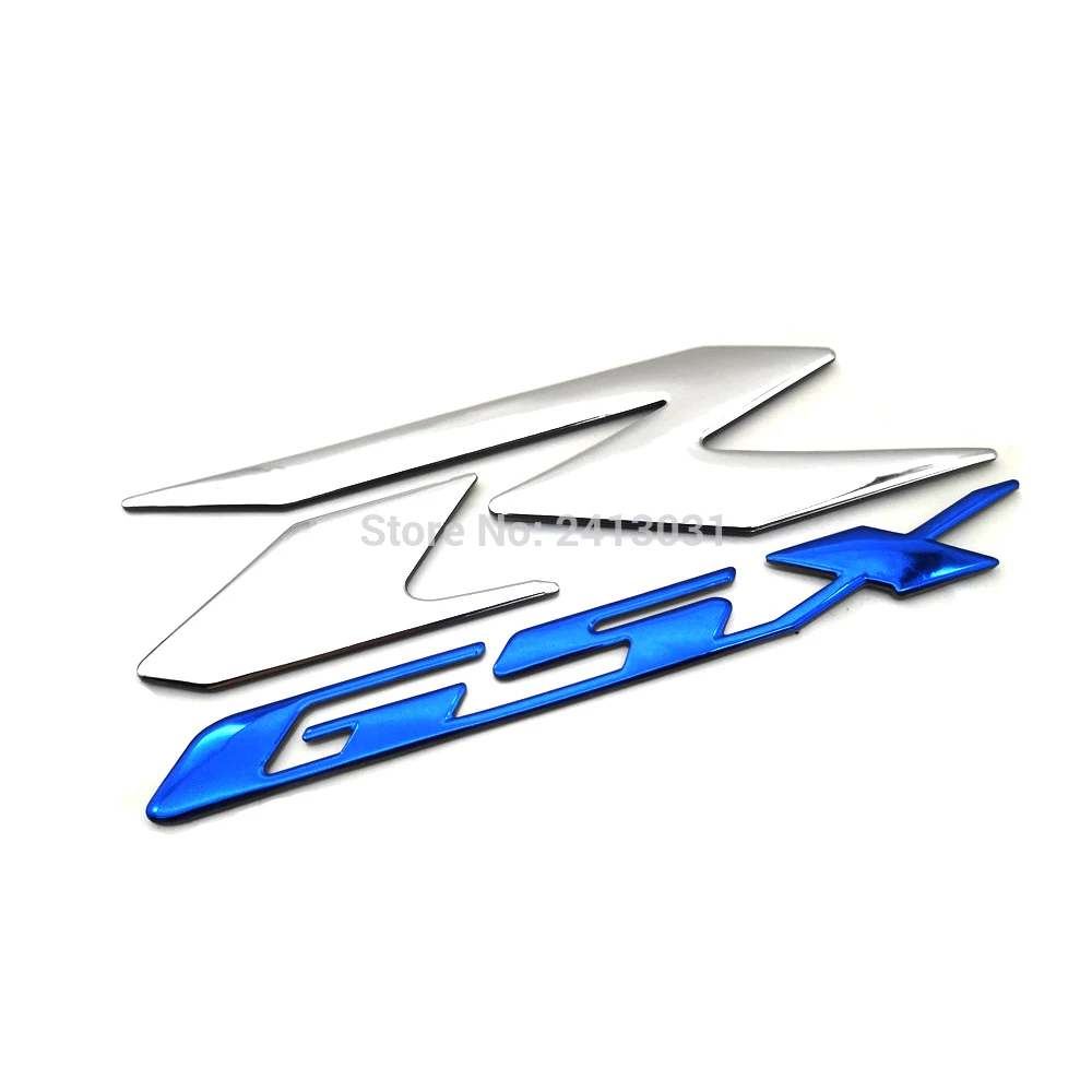 2 шт. наклейки на мотоцикл с логотипом GSXR 3d наклейка эмблему R для Suzuki Hayabusa GSXR1000 GSX