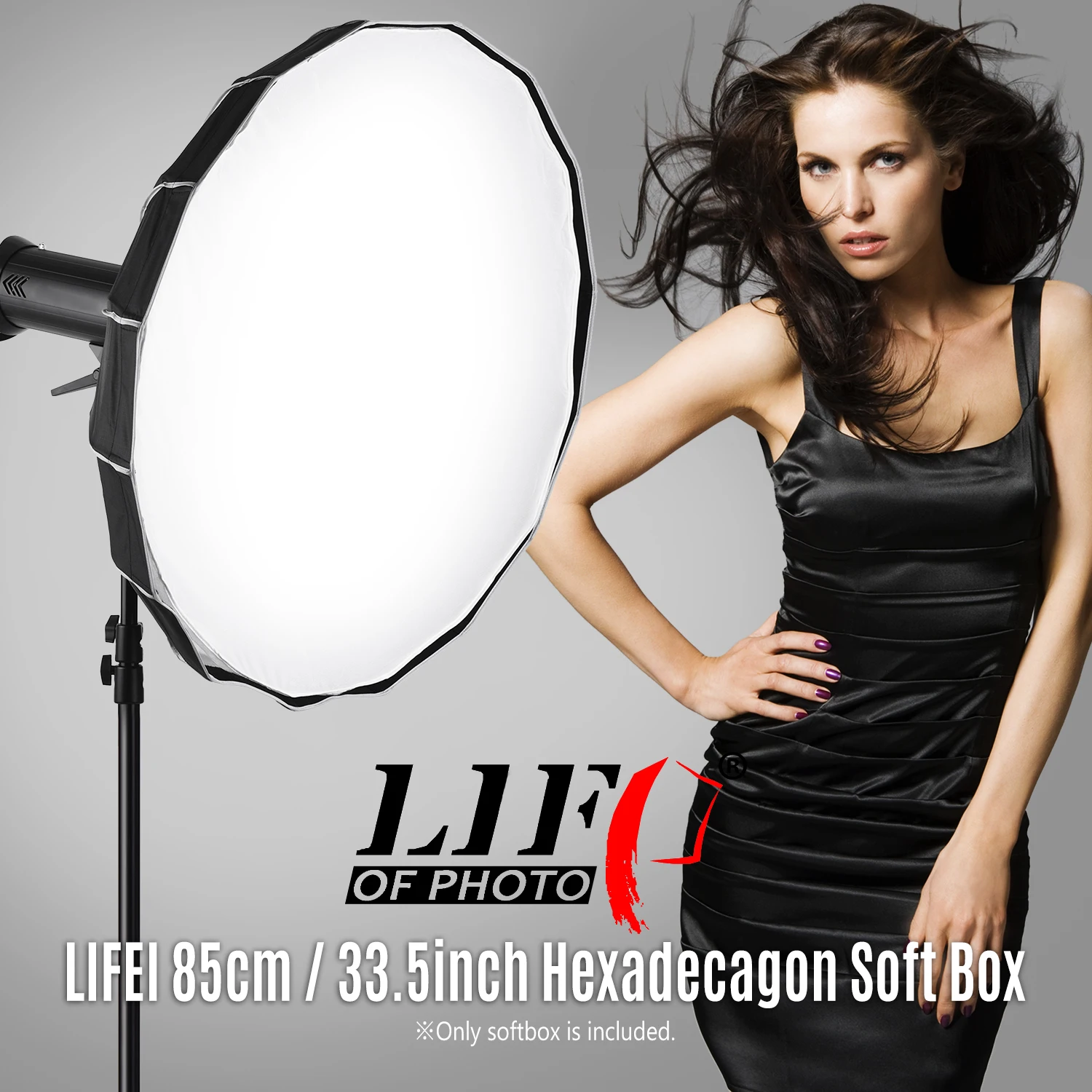 LIFE OF PHOTO Hexadecagon soфтbox Umbrella Design параболический софтбокс для фотосъемки световые