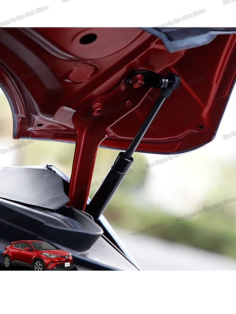 Lsrtw2017 нержавеющая сталь накладка на капот автомобиля гидравлический стержень