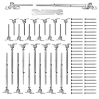 12pcs t316 cable railing kits fit 316 inch wire rope cabletoggle turnbuckle end for cable railing systems