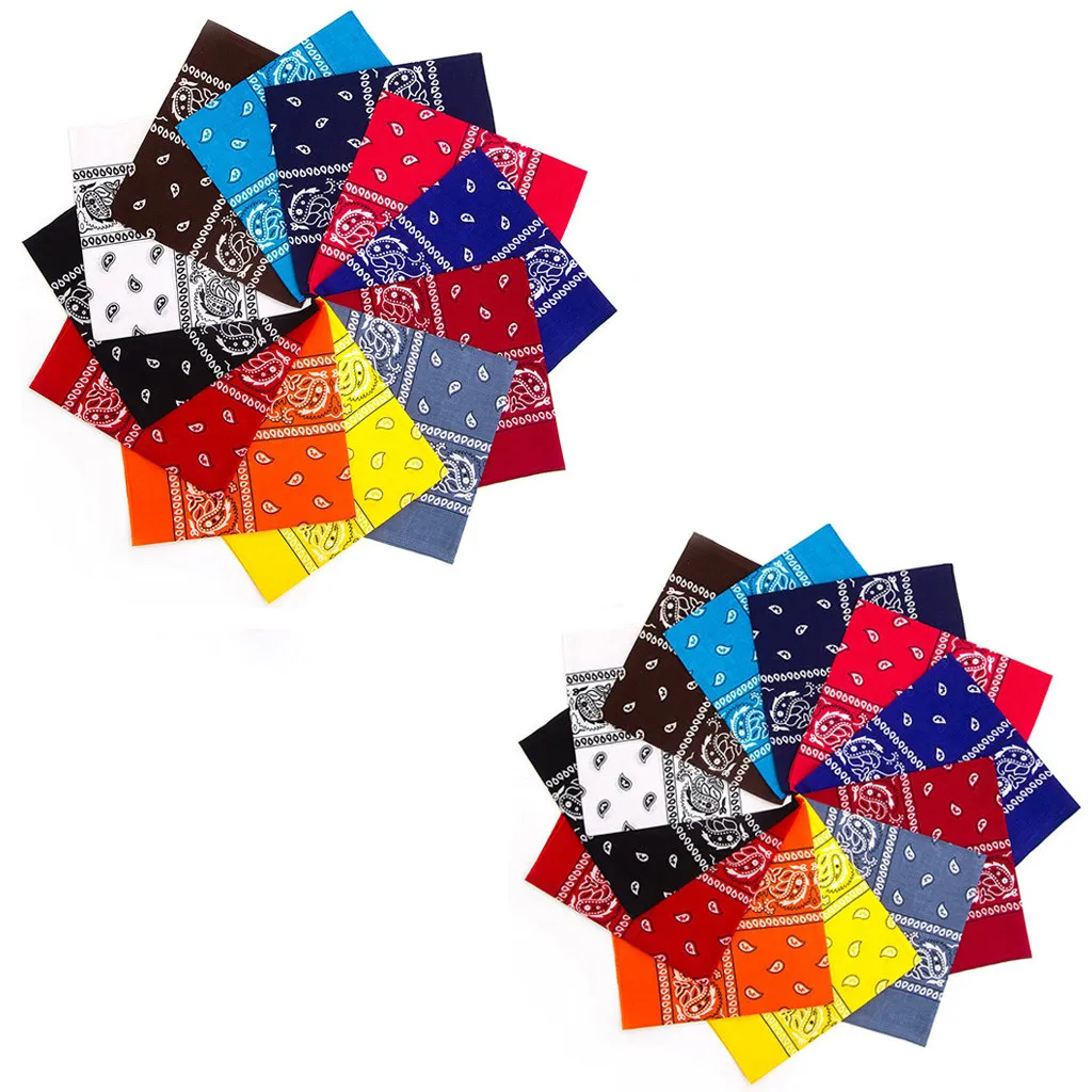 

24/36PCs Bandanas For Men And Women Fashion Bandana Soft And Durable Bandana Outdoor Foulard scarf women man