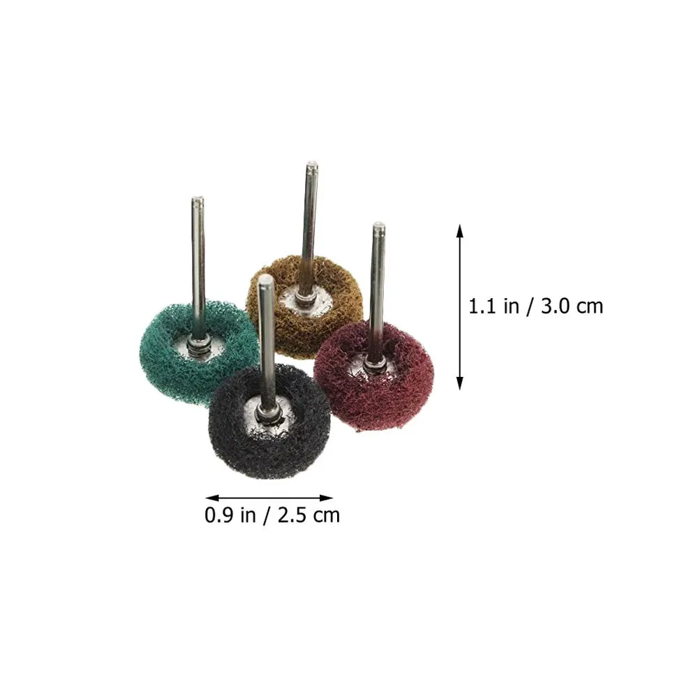 

40pcs Creative Polishing Brush Scouring Pad Polishing Wheel (Assorted Color)