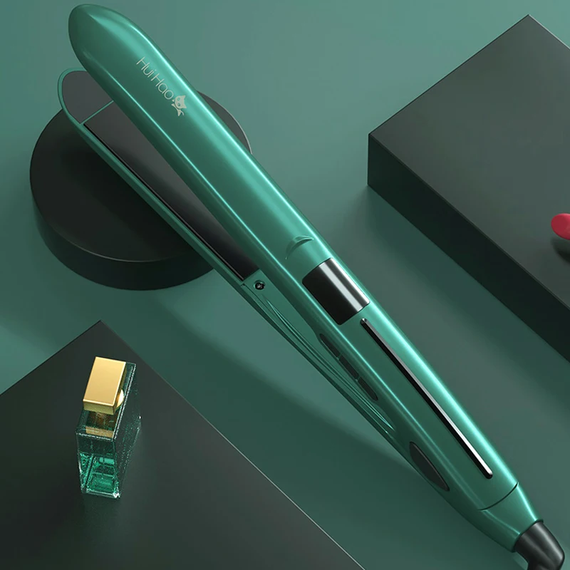 

Professional Hair Straightener Curler Hair Flat Iron Negative Ion Infrared Hair Straighting Curling Iron Corrugation LED Display
