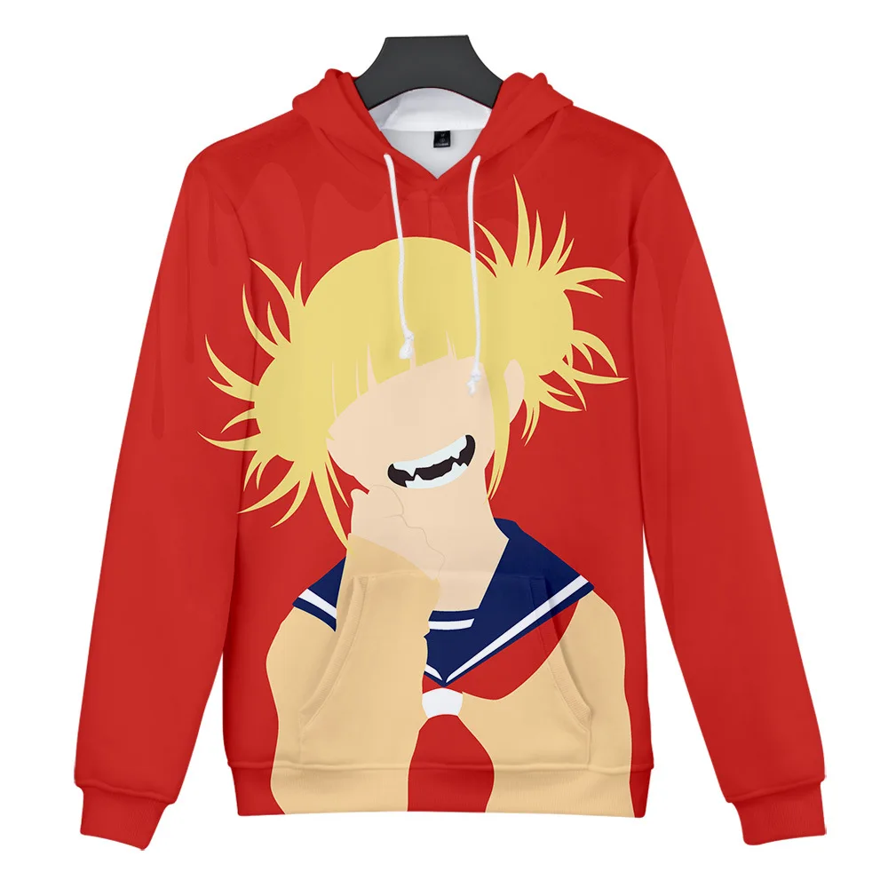 Аниме My Hero Academy химико Тога JK Косплей Костюм с 3D принтом Boku No Hero Academy забавная Толстовка для мужчин и женщин Повседневная Толстовка