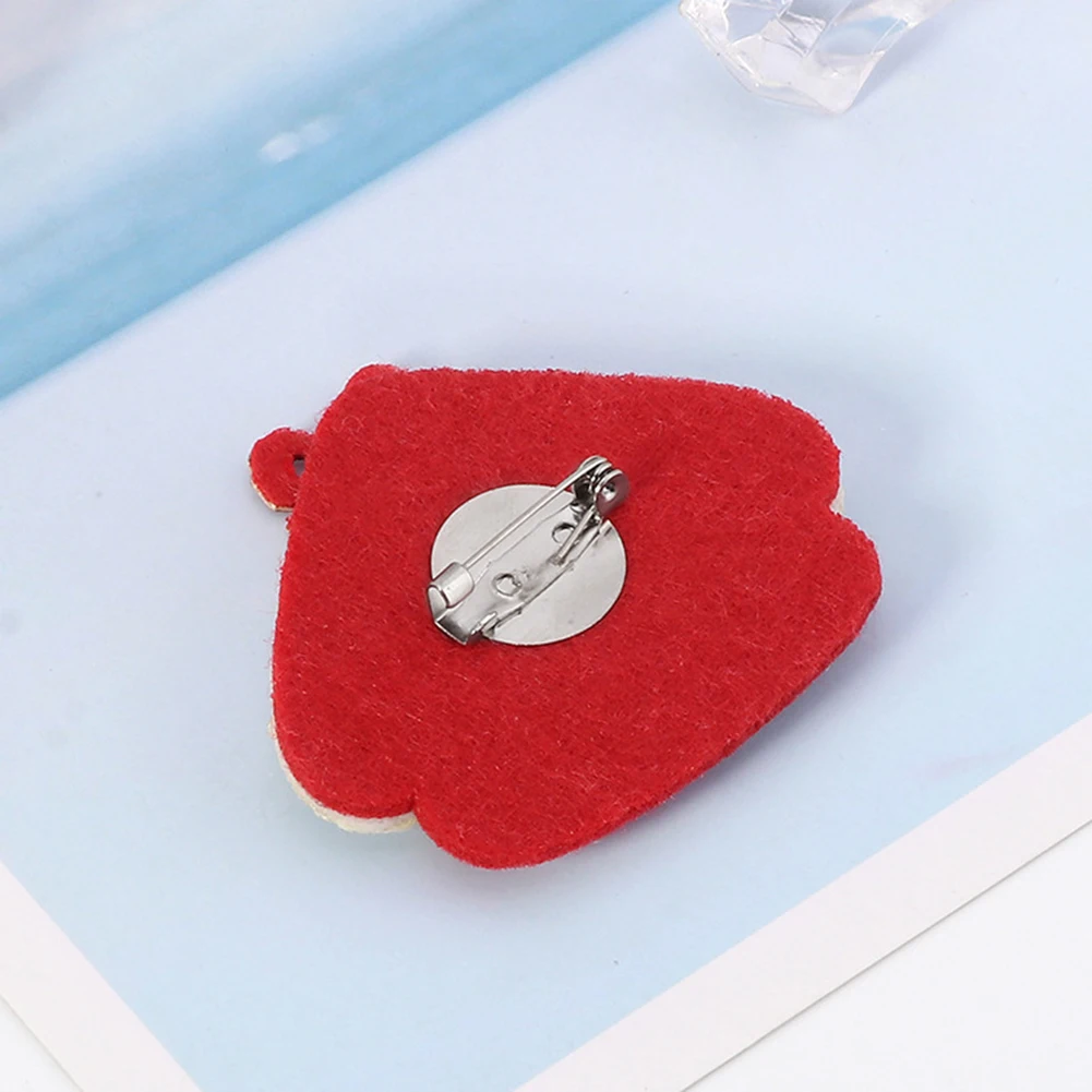 Милый Рождественский корсаж домик форма брошь булавка ювелирное изделие для