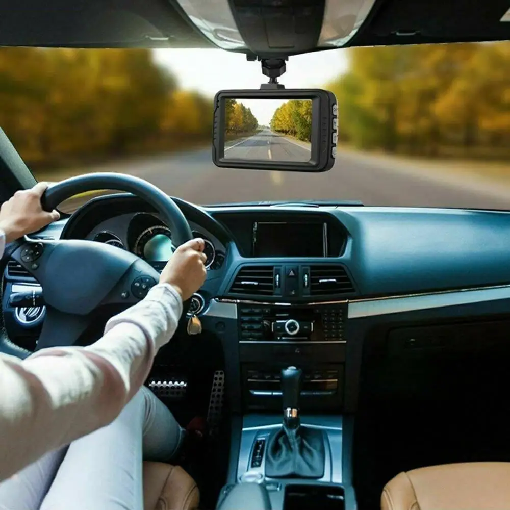 

Dash Cam 3.0" LCD 170 Wide Angle Driving Car Recorder Motion Dection Vehicle Drive Auto Video DVR Loop Recording Night Vision