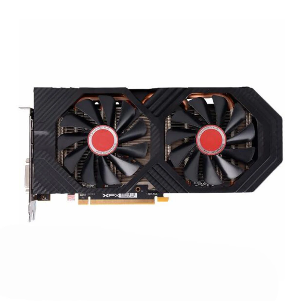 Видеокарты XFX Radeon RX580 4 ГБ DDR5 AMD графическая карта GPU RX 580 Гб игровая видеокарта для