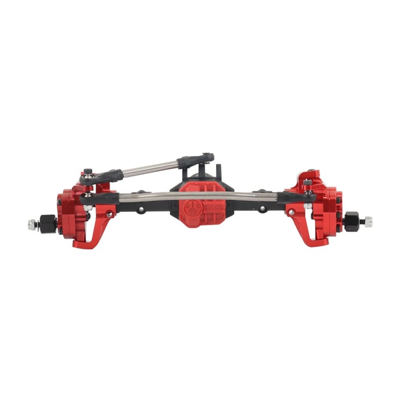

Aluminum Alloy Portal Front Rear Axles with Steering Link for 1/10 RC Crawler Axial SCX10 II 90046 AR44 Axle