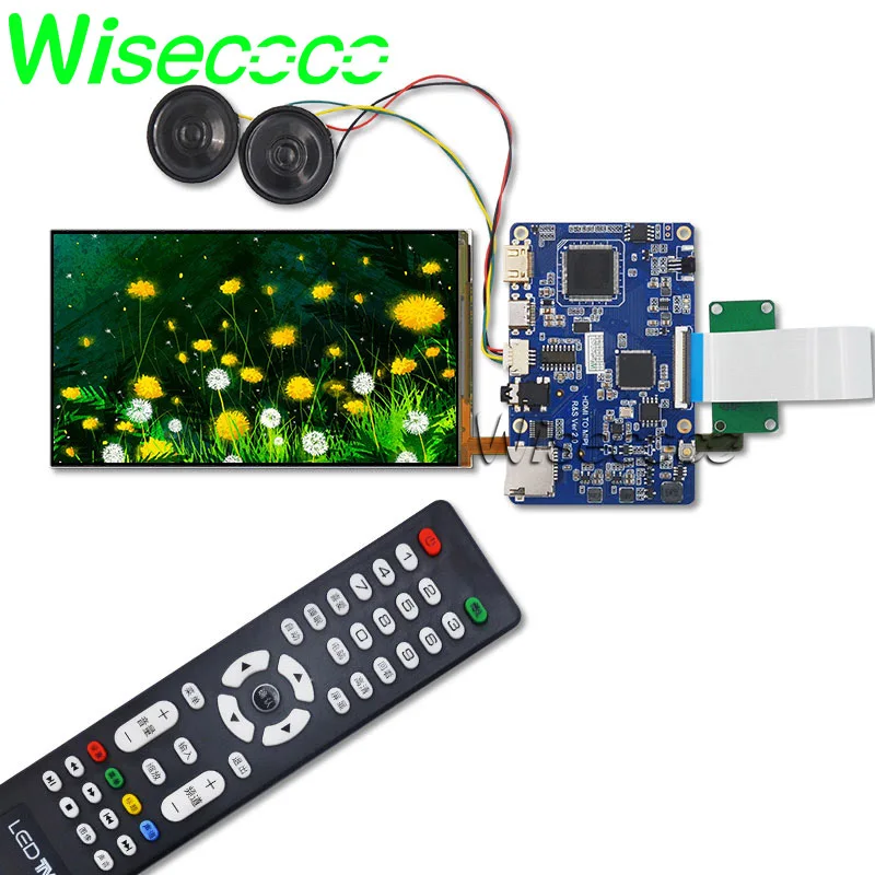 Wisecoco 5,9 дюймов FHD 1080p ЖК-экран 1920*1080 HDMI к MIPI DSI плата драйвера Raspberry Pi RK3288 Android tv Box PS4