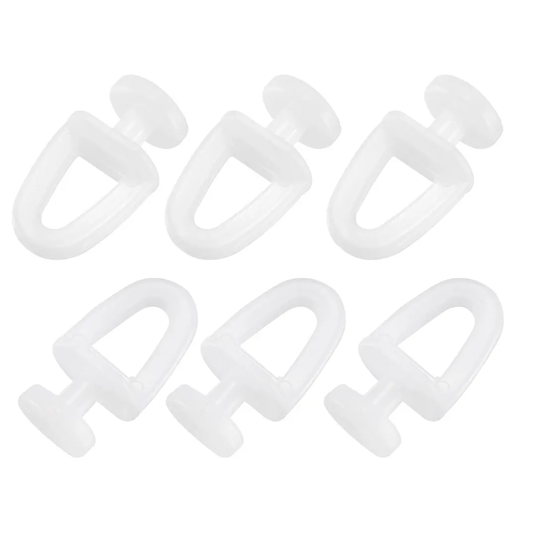 

uxcell Curtain Track Rollers Plastic Drapery Rail Sliding Glider 11mm Dia 20 Pcs
