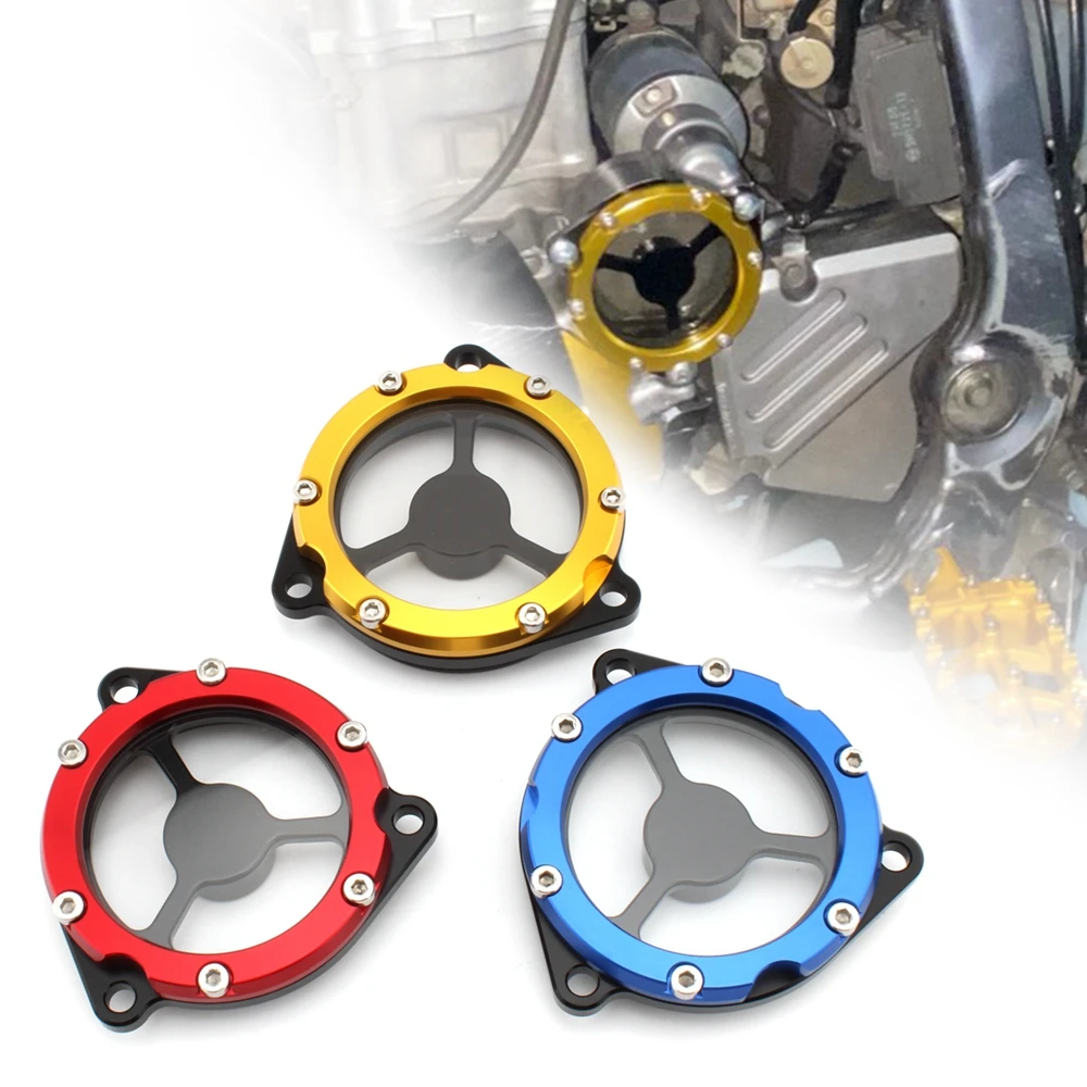 CNC Starter Idle Gear Cover For SUZUKI DR-Z 400/E/S/SM DRZ400SM DRZ400S DRZ LTZ LTR 450 Motorcycle Crankcase Cap Accessories