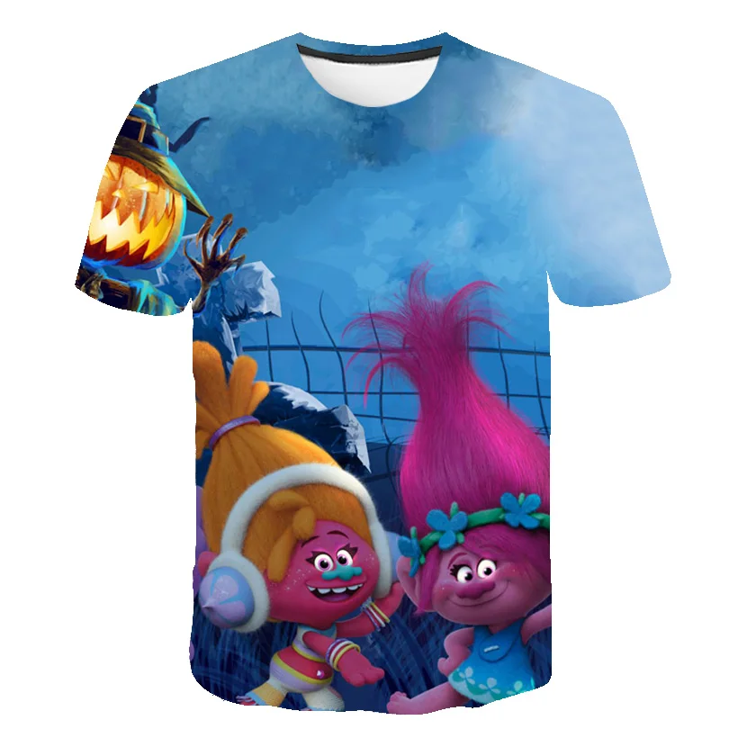 Забавная детская футболка с рисунком клоуна Милая для мальчиков и девочек летняя