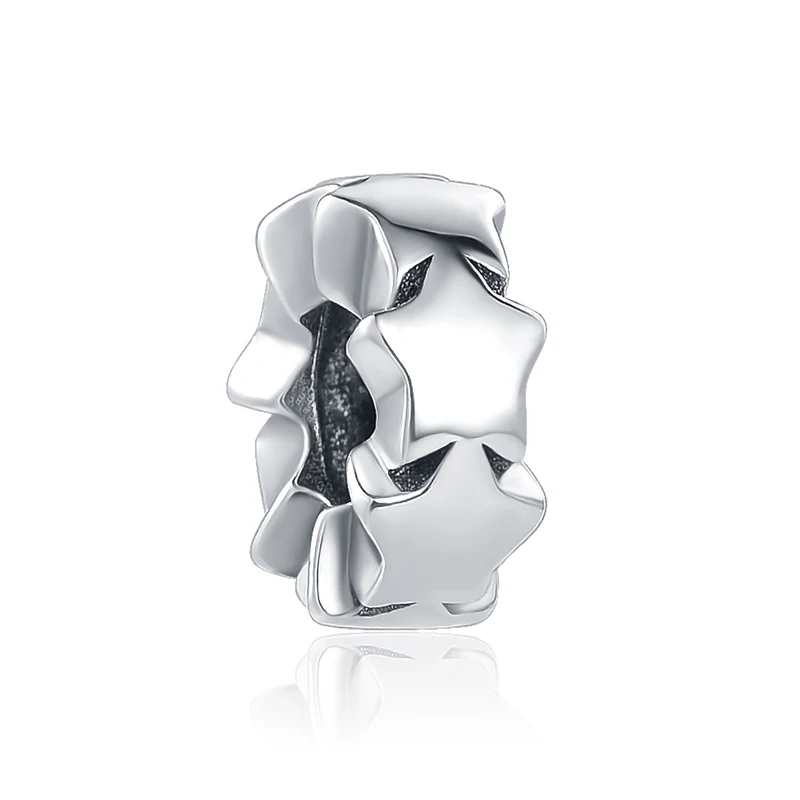 2021 New Fashion Silver 925 Openwork Hearts Spacer Charm Bead Fit Original Pandora Bracelet DIY Fine Sterling Jewelry Gift | Украшения и