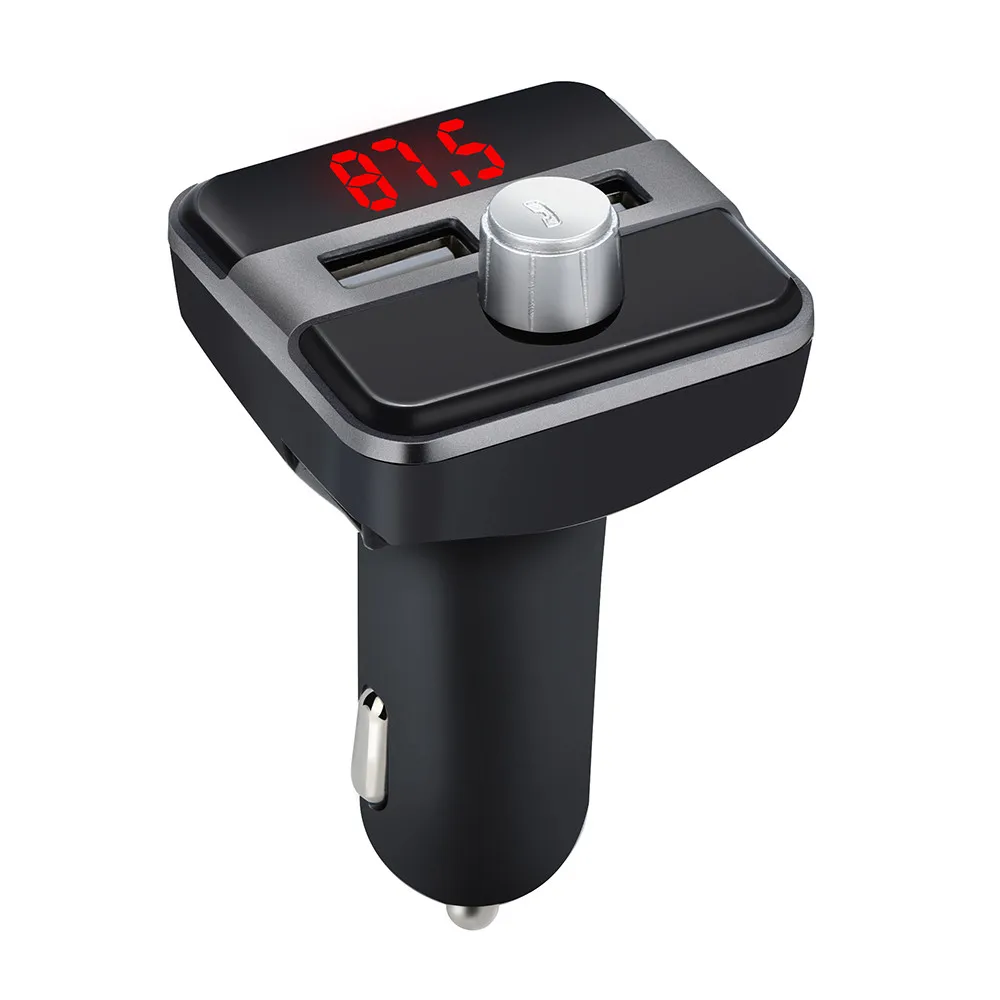 Передатчик Aux модулятор Bluetooth Handsfree автомобильный комплект аудио mp3 плеер с ЖК