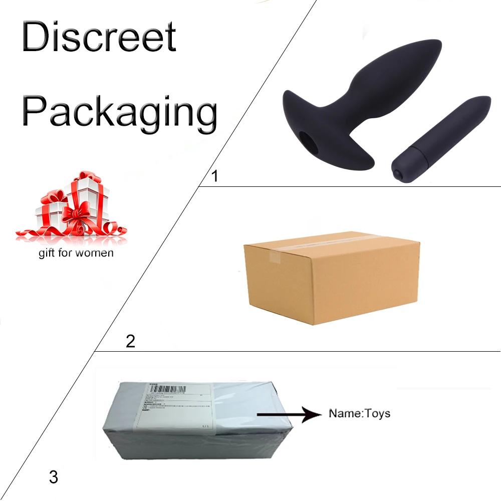 Вибрирующая силиконовая Анальная пробка фаллоимитатор вибратор секс игрушки