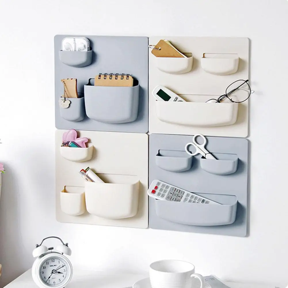

Refrigerator storage box kitchen accessories kitchen refrigerator plastic self-adhesive storage rack refrigerator wall-mounted