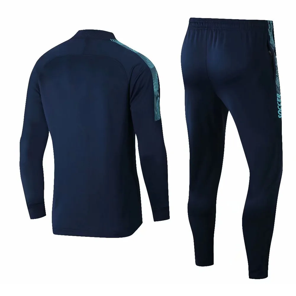2019 зимние футбольные тренировочные костюмы мужские и детские футболки с длинным