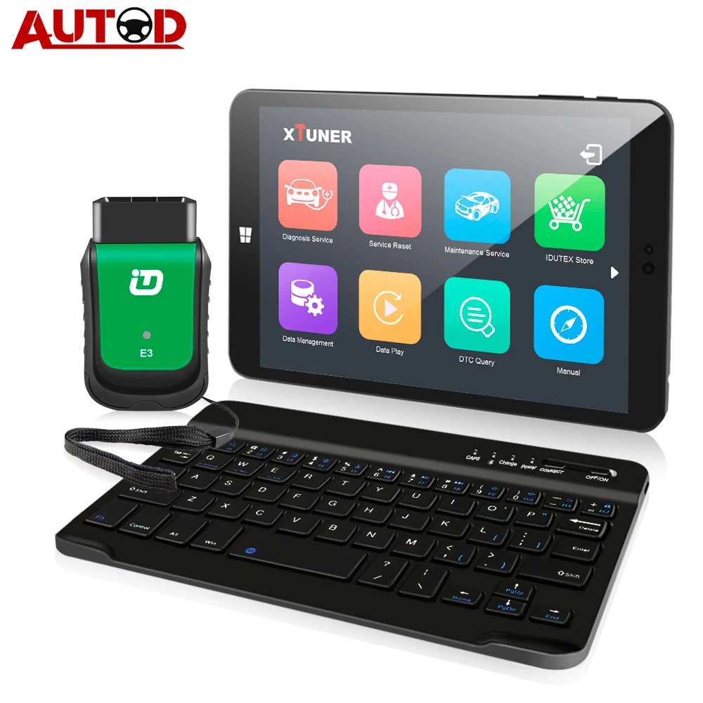 XTUNER E3 V10.7 автоматический сканер+ планшет OBD2 WiFi Полный системы Easydiag автомобильный диагностический инструмент